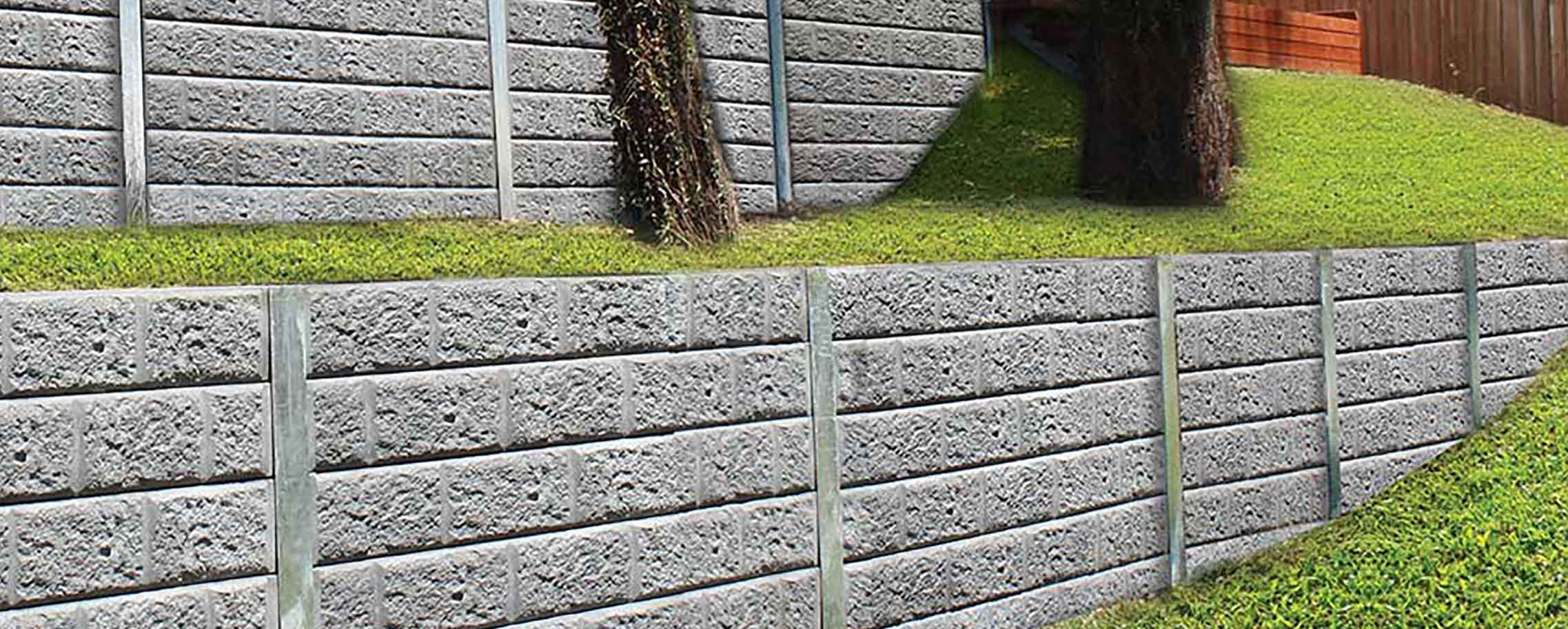 Concrete Sleeper Retaining Wall System